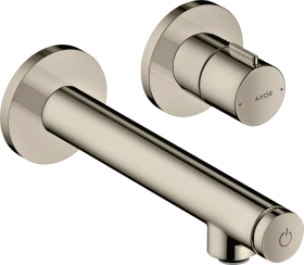 Hansgrohe Axor Uno Unterputz für Wandmontage Select mit Auslauf 158mm polished nickel
