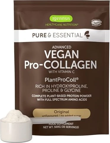 Igennus Pure & Essential Vegan Pro-Collagen Pulver Original, 500g