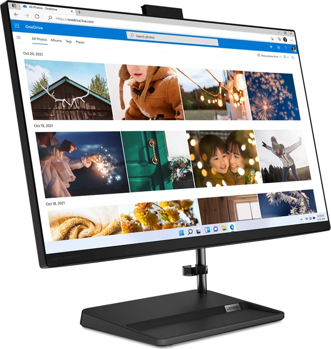 Lenovo IdeaCentre AIO 3 27IAP7, schwarz, Core i7-1260P, 16GB RAM, 1TB SSD, GeForce MX550, DE