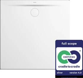 Kaldewei Superplan Zero 1516-1 Duschwanne 80x80cm, alpinweiß
