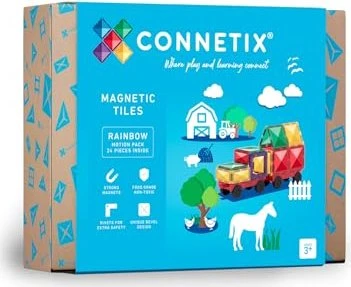 Connetix 24 Rainbow Motion Pack