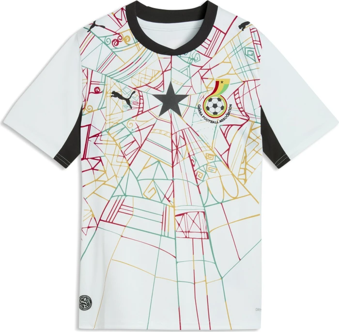 Puma FIFA WM 2026 Ghana Auswärtstrikot puma white/puma black (Junior)