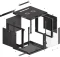 Lanberg WF01 Series 19" Wandschrank 9HE, hängend, Flatpack, V2, Glastür, IP20, RAL 9004, 600mm tief Vorschaubild