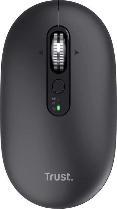 Trust Seron Hyperscroll Slim Wireless Mouse, schwarz, USB/Bluetooth