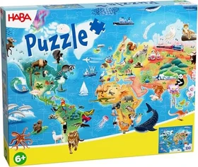 HABA Puzzle Weltkarte