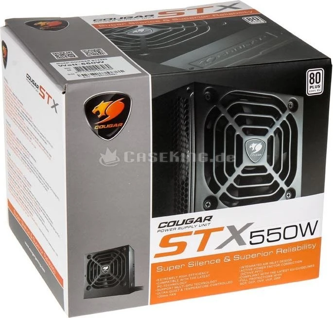 Cougar STX550 550W, ATX 2.3