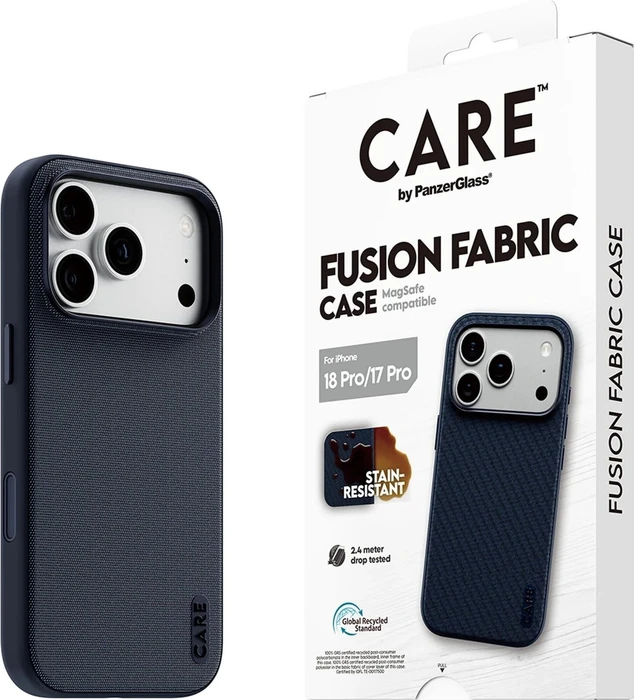PanzerGlass Care Fusion Fabric Case w. MagSafe für Apple iPhone 18 Pro