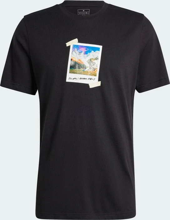 adidas All Day I Dream About... Graphic T-Shirt kurzarm schwarz (Herren)