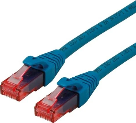 Roline / Secomp GHMT Patchkabel, Cat6, U/UTP, RJ-45/RJ-45, 1.5m, blau