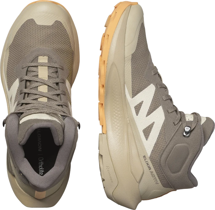 Salomon Elixir Activ Mid GTX falcon/white pepper/papaya (Damen)