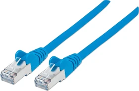 Intellinet Patchkabel, Cat7/Cat6a, S/FTP, RJ-45/RJ-45, 0.25m, blau