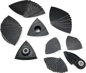 Fein Best of Starlock Sanding StarlockPlus Zubehörset für Multifunktionswerkzeug,  63-tlg.