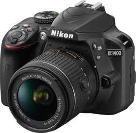 Nikon D3400 schwarz mit Objektiv AF-P DX 18-55mm 3.5-5.6 G VR und AF-P DX 70-300mm 4.5-6.3 G ED VR