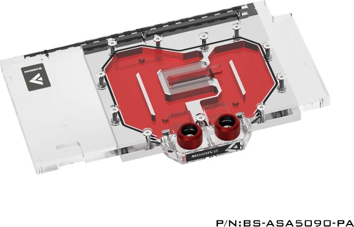 Barrow NVIDIA RTX 5090 LRC 2.0 Full Coverage GPU Water Block, ASUS Astral 5090, BS-ASA5090-PA, schwarz
