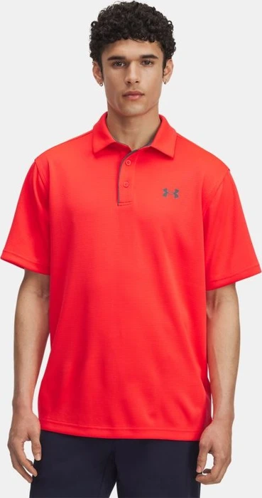 Under Armour Tech Poloshirt kurzarm racer red/pitch gray (Herren)