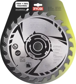 Ryobi SB254T24A1 HM Kreissägeblatt 24Z, 254x2.6x30mm, 1 Stück