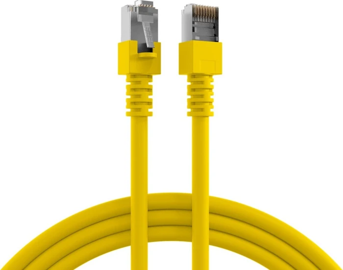 EFB Elektronik CCA Patchkabel, Cat5e, SF/UTP, RJ-45/RJ-45, 10m, gelb