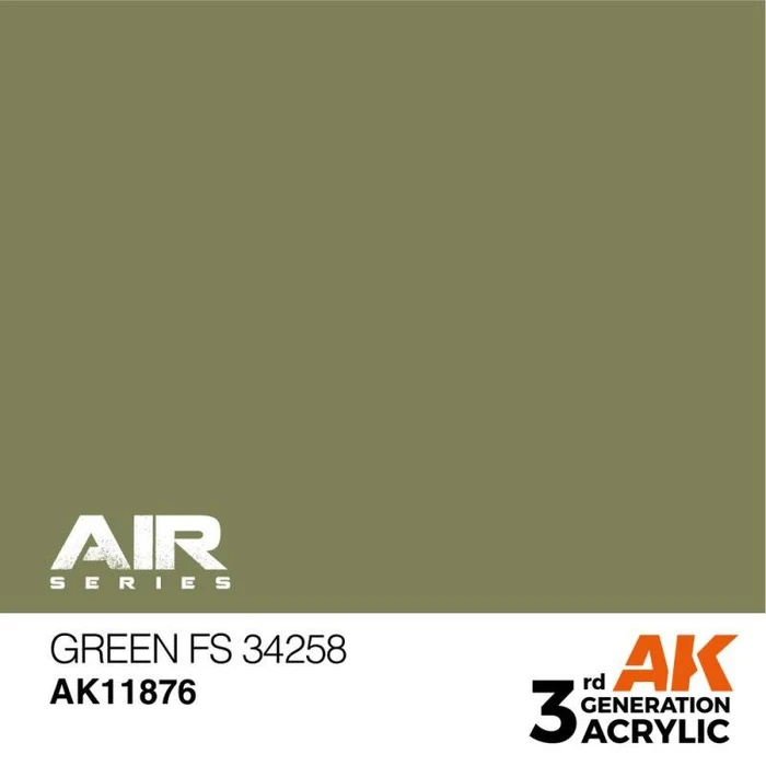 AK-Interactive 3rd Gen Acrylic Colors Air Series green fs34258, 17ml