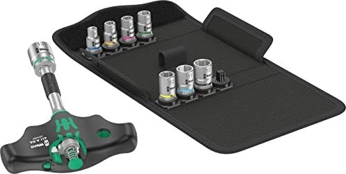 Wera Kraftform Kompakt 400 RA 2 Steckschlüsselsatz inkl. Tasche, 9-tlg.
