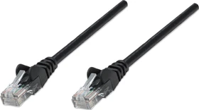 Intellinet Patchkabel, Cat5e, U/UTP, RJ-45/RJ-45, 10m, schwarz