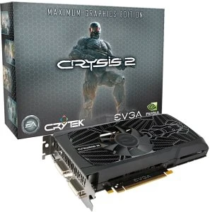 EVGA GeForce GTX 560 Ti Maximum Graphics Edition Crysis 2, 1GB GDDR5, 2x DVI, Mini HDMI