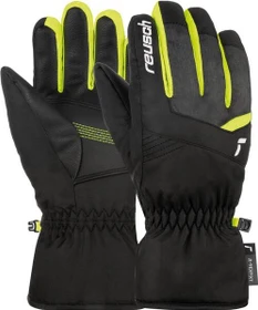 Reusch Bennet R-Tex XT Skihandschuhe black/black melange/safety yellow (Junior)