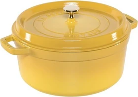 Zwilling Staub Cocotte Schmortopf rund 26cm 5.25l citron