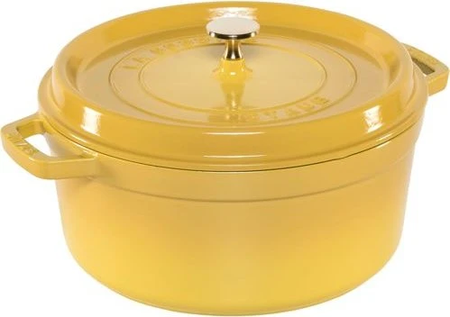 Zwilling Staub Cocotte Schmortopf rund 26cm 5.25l citron
