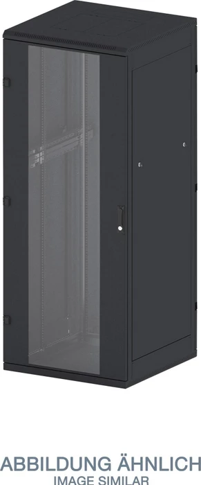 Triton RMA N 19" Standverteiler, 600x800 15HE, Sicherheitsglastür, IP20, schwarz, 900mm tief