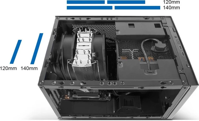 SilverStone Sugo 15, silber, Mini-ITX