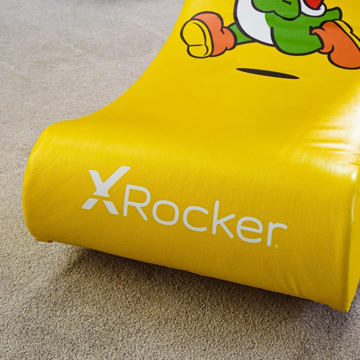 X Rocker Nintendo Super Mario Joy Collection Floor Rocker Gamingstuhl, Yoshi gelb