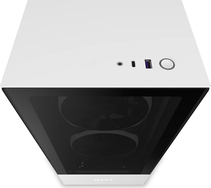 NZXT H510 Elite, weiß, Glasfenster