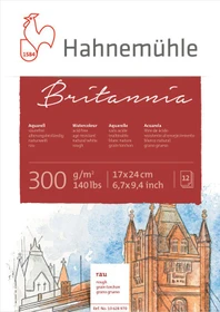 Hahnemühle Britannia Aquarell Zeichenpapier rau, 170x240mm, 12 Blatt
