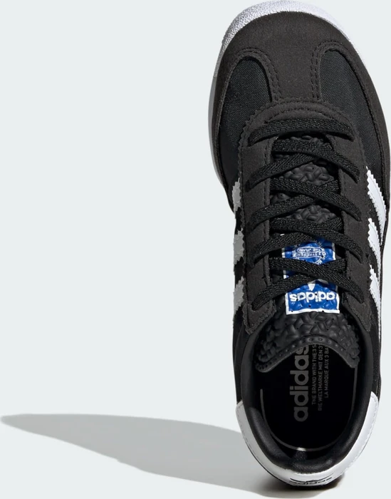 adidas SL 72 RS Elastic Laces core black/cloud white/blue (Junior)