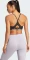 adidas Aeroreact Training 3-Streifen Sport-BH schwarz (Damen) Vorschaubild