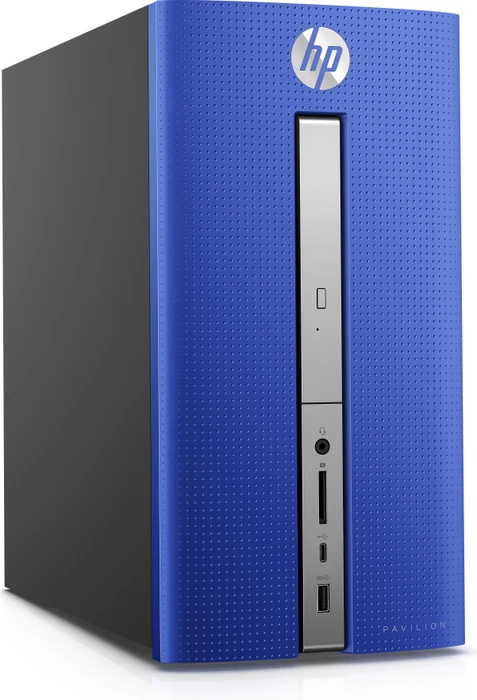 HP Pavilion 570-p579ng, blau, Core i7-7700, 16GB RAM, 128GB SSD, 1TB HDD, GeForce GTX 1050