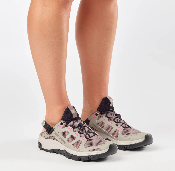 Salomon Techamphibian 5 silver sage/iron/knockout pink (Damen)