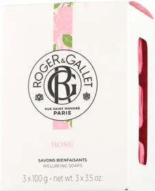 Roger & Gallet Rose feste Seife, 300g (3x 100g)
