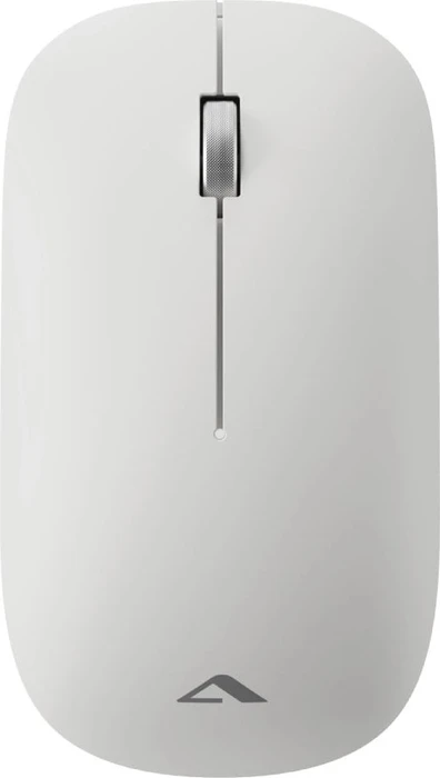 Alogic Hush USB-C Rechargeable Wireless Mouse weiß, USB/Bluetooth
