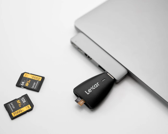 Lexar 2-in-1 USB 3.1 Multi-Kartenleser, USB-A 3.0 [Stecker]