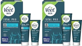 Veet Intim-Haarentfernungs-Set Men (Creme 100ml + Balsam 50ml)