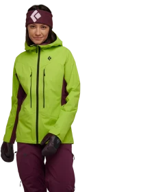 Black Diamond Dawn Patrol Hybrid Shell Funktionsjacke aloe/blackberry (Damen)