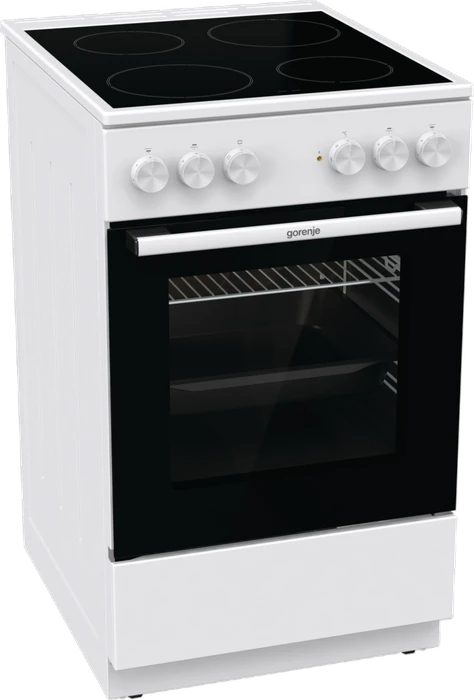 Gorenje GEC5A21WG Elektroherd mit Glaskeramik-Kochfeld