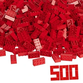 Simba Toys Blox 500 8er Steine rot