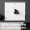 Wallhack SkyPAD SP-004 Glass Pad 4.0 Glas-Gaming-Mauspad, 490x430mm, weiß Vorschaubild