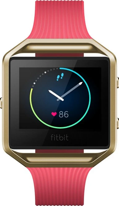 Fitbit Blaze Small Aktivitäts-Tracker pink/gold