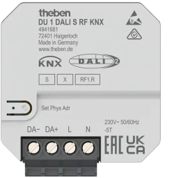Theben DU 1 DALI S RF KNX, Schaltaktor (4941681)
