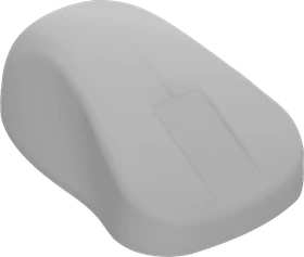 Contour Design Active Key AK-PMH21 MedicalMouse Funk Hygiene-Maus mit Scroll Wheel Sensor, vollversiegelt, weiß, USB (AK-PMH21OS-FUS-W)