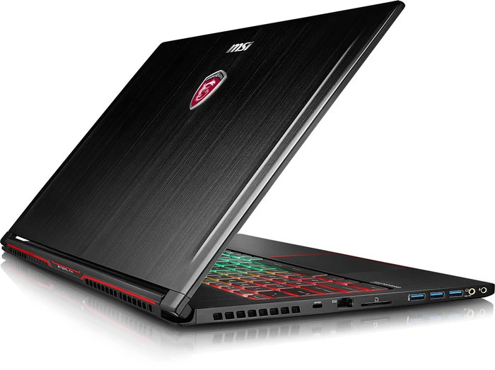 MSI GS63VR 6RF16H11 Stealth Pro, Core i7-6700HQ, 16GB RAM, 128GB SSD, 1TB HDD, GeForce GTX 1060, DE