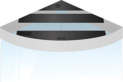 Juwel Klappensatz Trigon 350, 2-teilig, schwarz
